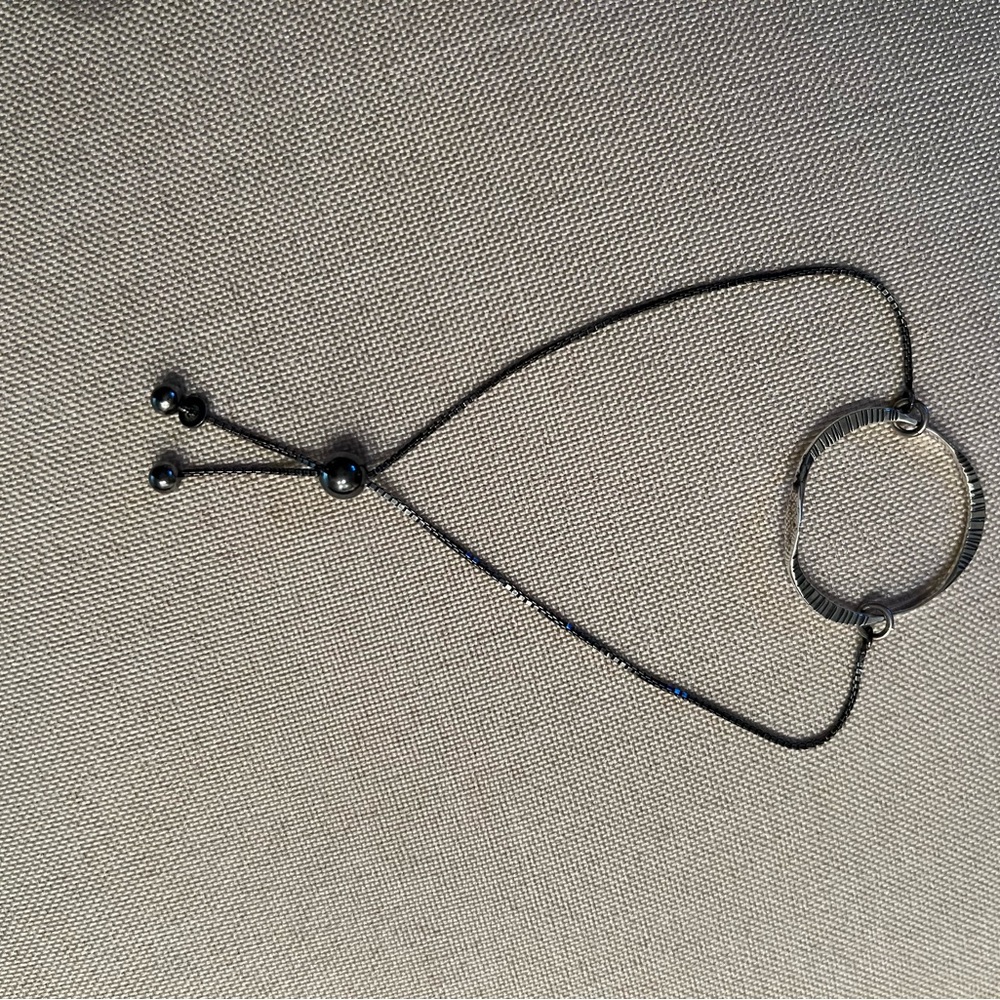 Black and Silver Bracelet